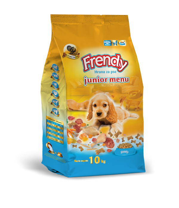 Пълноценна храна за кученца Frendy Junior - снимка 2 от 3