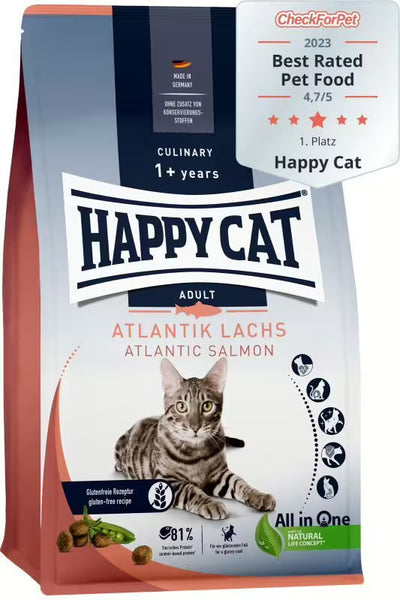 Храна за котки Happy Cat Culinary Adult Atlantic Salmon със сьомга