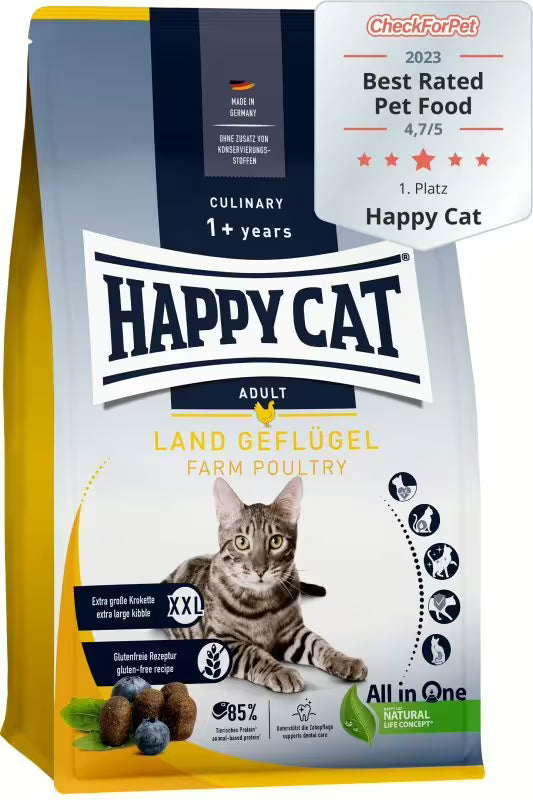 Храна за котки Happy Cat Culinary Adult Farm Poultry с птиче месо