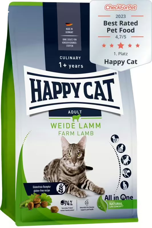 Храна за котки Happy Cat Culinary Adult Pasture-raised Lamb с агнешко