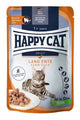 Пауч за котки Happy Cat Culinary Farm Duck с патешко месо в сос, без зърнени съставки
