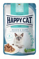 Пауч за котки Happy Cat Sensitive Stomach & Intestine за чувствително храносмилане, без зърнени съставки