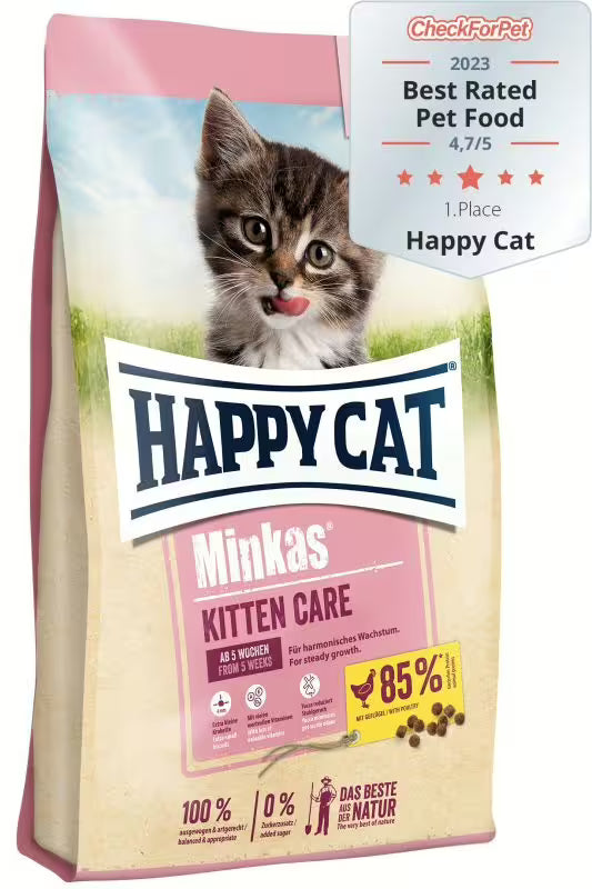 Храна за котки Happy Cat Minkas Kitten Care с птиче месо за котенца