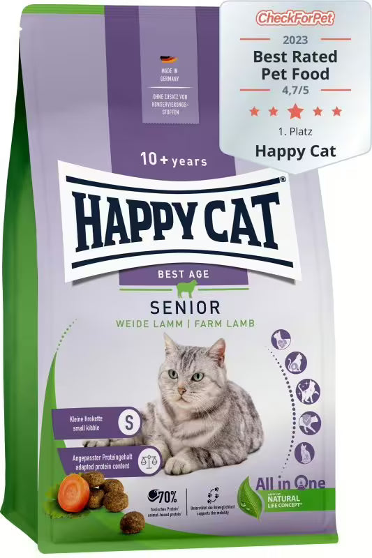 Храна за котки Happy Cat Senior Weide Lamb с агнешко