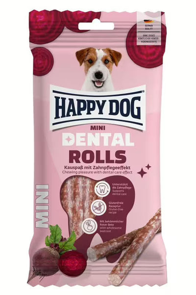 Дентален снакс за кучета Happy Dog Dental Rolls Mini