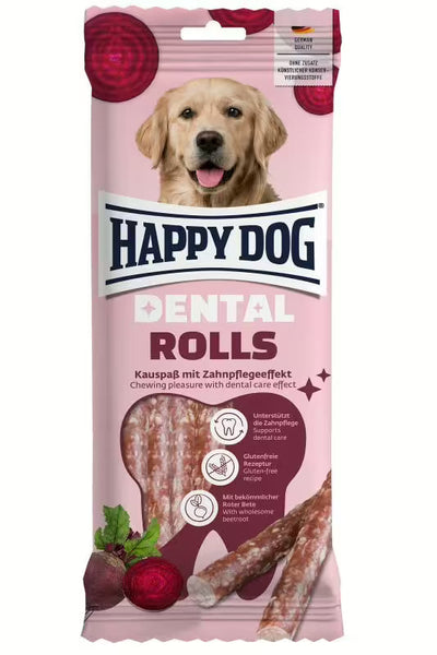 Дентален снакс за кучета Happy Dog Dental Rolls