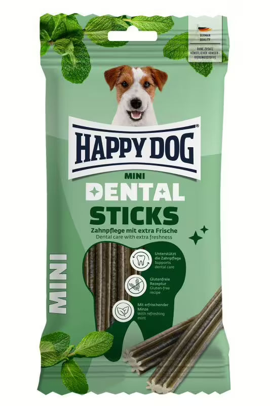 Дентален снакс за кучета Happy Dog Dental Sticks Mini