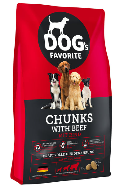 Храна за кучета Happy Dog Favorit Chunks с говеждо