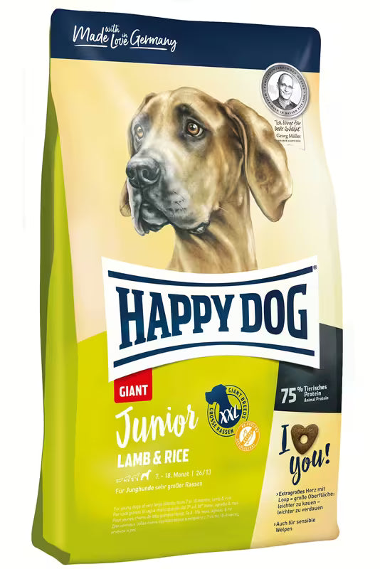 Храна за кучета Happy Dog Junior Giant Lamb & Rice
