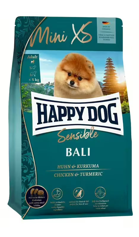 Храна за кучета Happy Dog Mini XS Bali с пилешко и куркума