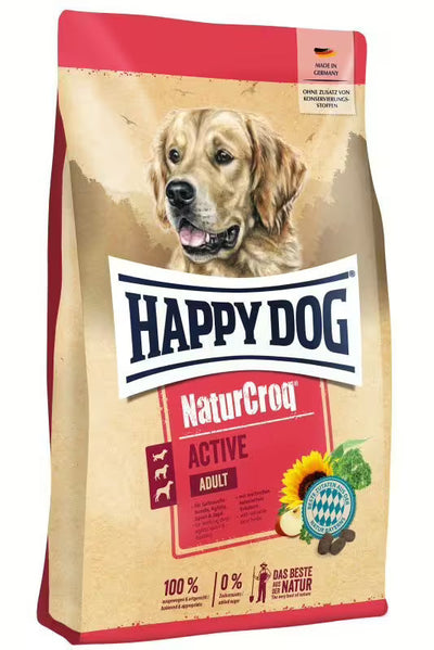 Храна за кучета Happy Dog NaturCroq Active с пилешко, риба и говеждо за активни кучета