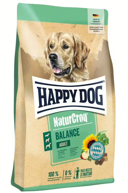 Храна за кучета Happy Dog NaturCroq Balance с пилешко, риба и говеждо