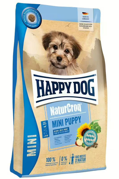 Храна за кучета Happy Dog NaturCroq Mini Puppy с пилешко за кученца от малки породи