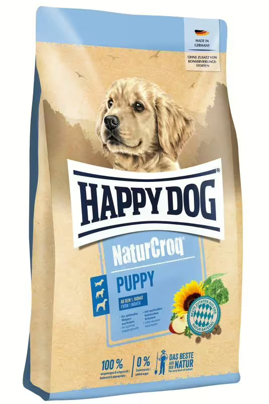 Храна за кучета Happy Dog NaturCroq Puppy с пилешко за кученца от всички породи