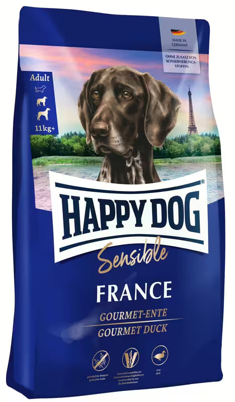 Храна за кучета Happy Dog Sensible France с патешко и безглутенов картоф