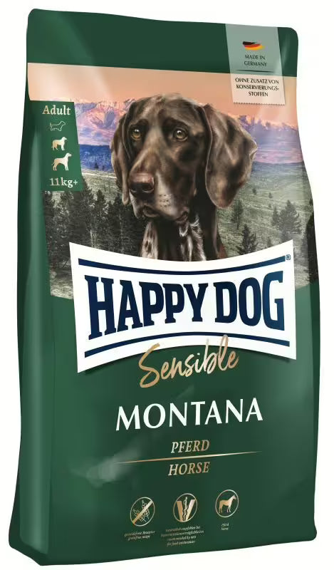 Храна за кучета Happy Dog Sensible Montana с конско, без зърнени съставки