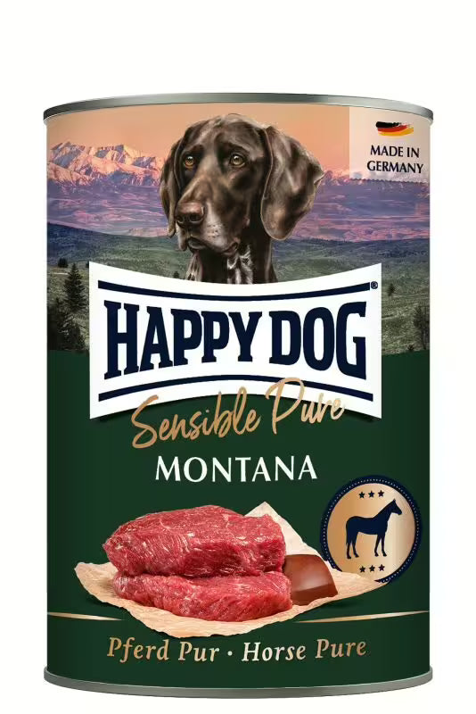 Консерва за кучета Happy Dog Sensible Pure Montana с конско месо