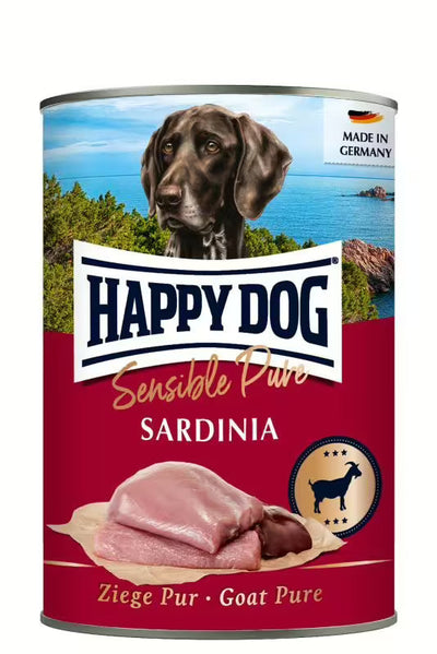 Консерва за кучета Happy Dog Sensible Pure Sardinia с козе месо