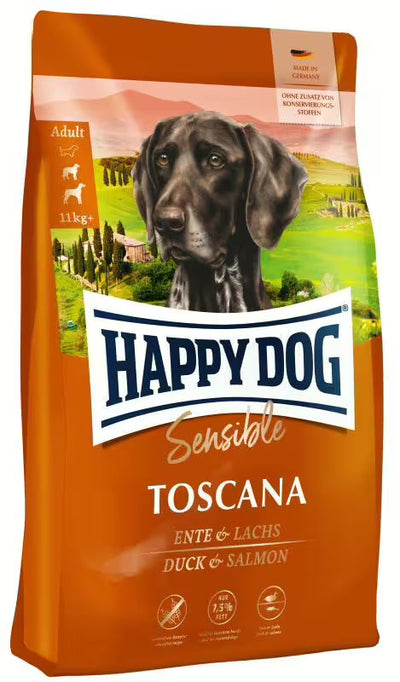 Храна за кучета Happy Dog Sensible Toscana с патешко и сьомга