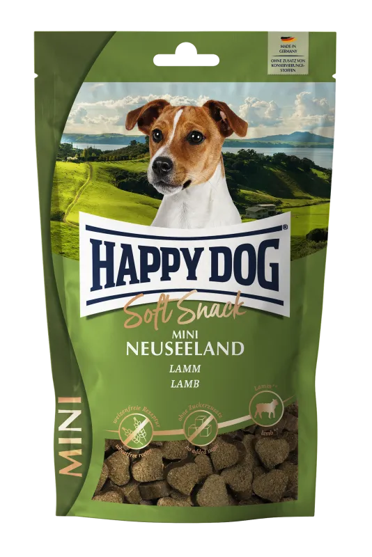 Бисквитки за кучета Happy Dog Мек снакс Mini Нова Зеландия с агнешко и ориз