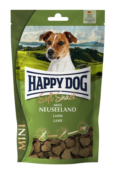 Бисквитки за кучета Happy Dog Мек снакс Mini Нова Зеландия с агнешко и ориз