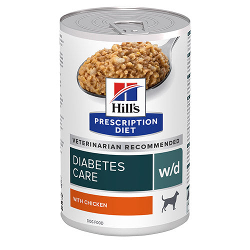 Hill’s Prescription Diet w/d Diabetes Care - лечебна консервирана храна за кучета с диабет и наднормено тегло - снимка 1 от 10