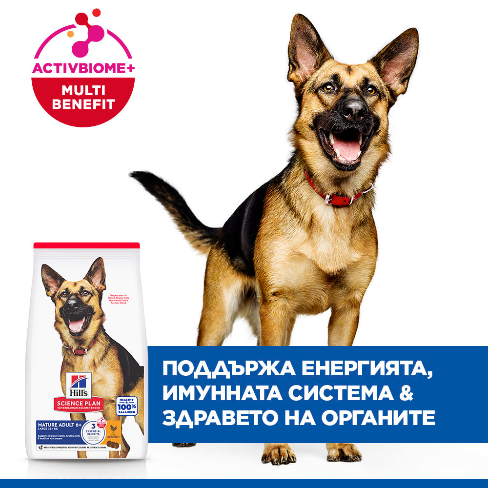 Hill's Science Plan Mature Adult Large Breed с пилешко – уникални ползи