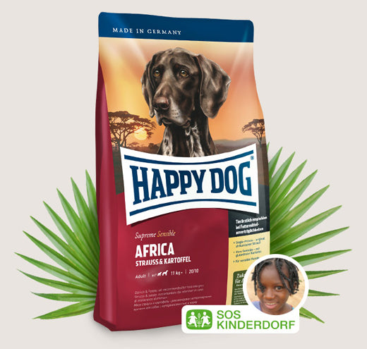 Храна за кучета Happy Dog Sensible Africa с щраус