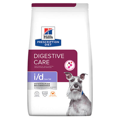 Hill's Prescription Diet i/d Low Fat Digestive Care храна за кучета с пиле - снимка 1 от 7