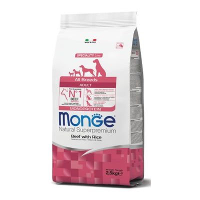 Monge Adult All Breeds с телешко и ориз – опаковка