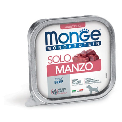 Терин Monge Pate 100% телешко за кучета (Grain Free) – опаковка