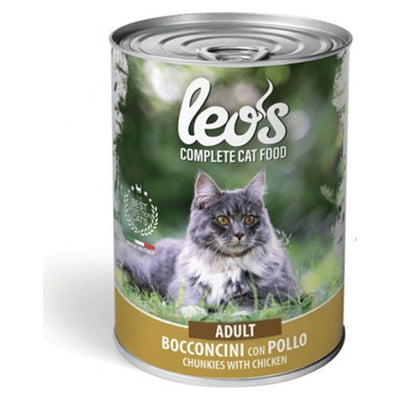 Консерва хапки Leo’s Adult с пилешко – опаковка