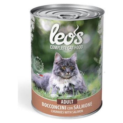 Консерва хапки Leo’s Adult със сьомга – опаковка