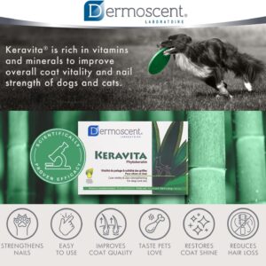 Keravita Dermoscent - добавка за кожа, козина и нокти при кучета и котки - снимка 4 от 6